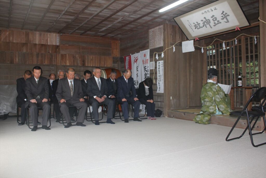 乎豆神社の月次祭