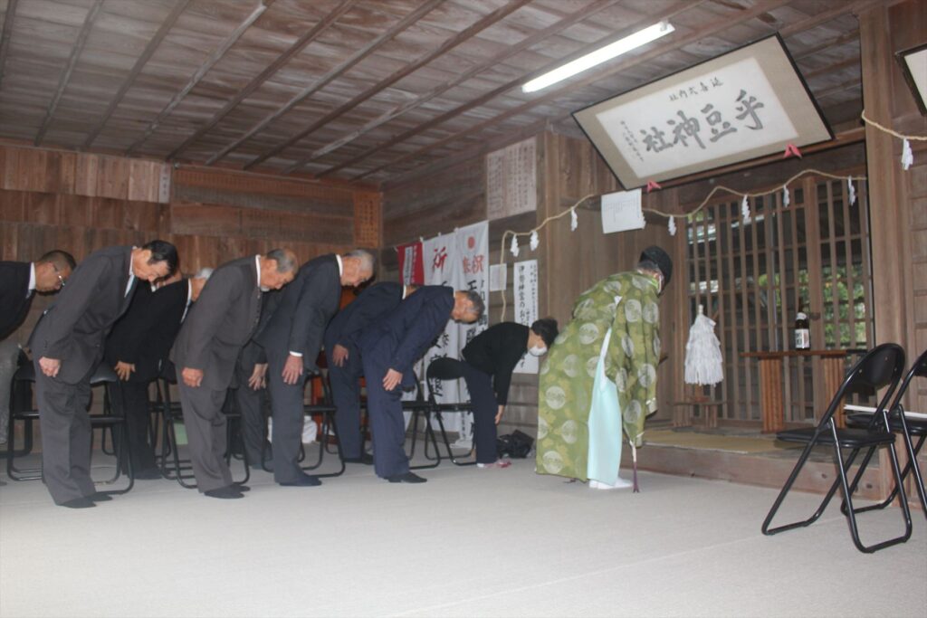 乎豆神社の月次祭